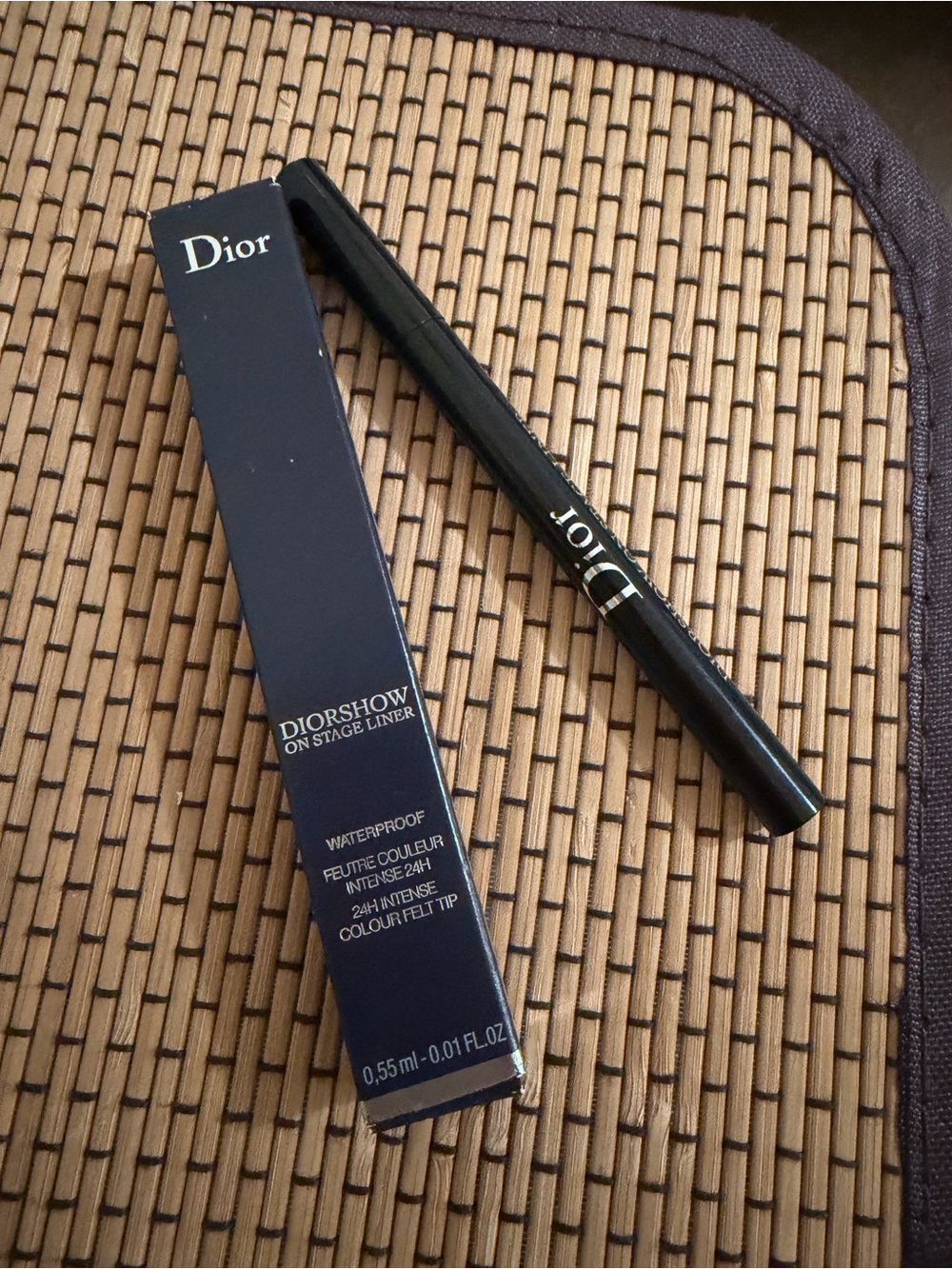 Dior Diorshow On Stage waterproof Eyeliner — matte Black